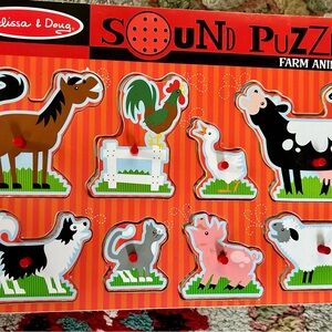 Melissa & Doug Farm Animals Sound Puzzle
Like new